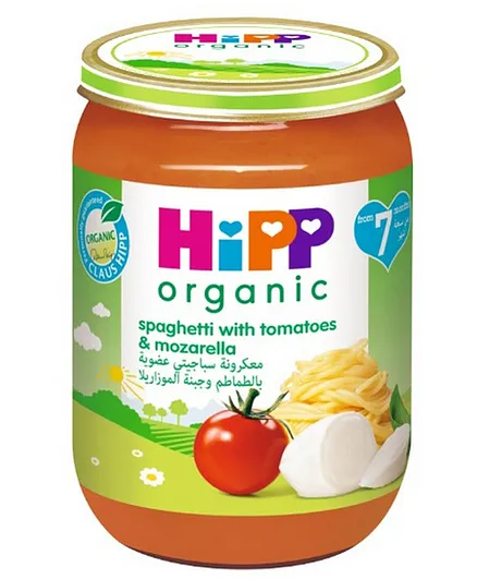 Hipp Spaghetti with Tomato and Mozzarella Puree - 190g