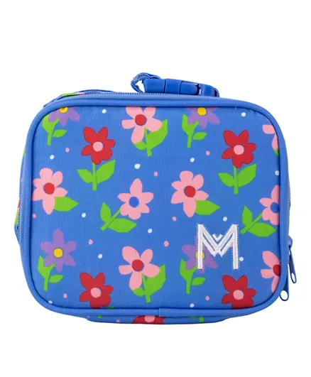 MontiiCo Petals Mini Insulated Lunch Bag - Blue