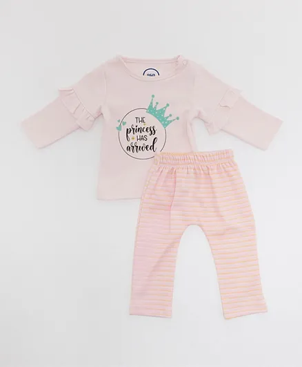 R&B Kids Long Sleeves Pyjama Set - Pink