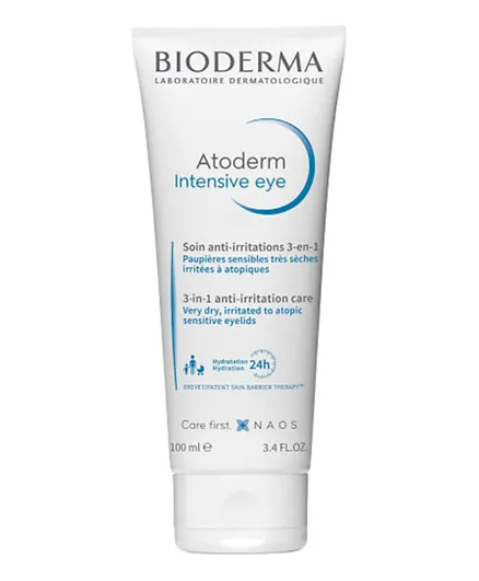 Bioderma Atoderm Intensive Eye 3 in 1 Makeup Removal Cream - 100mL