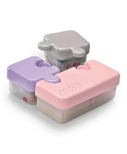 Melii Puzzle Container - Pink Purple &  Grey