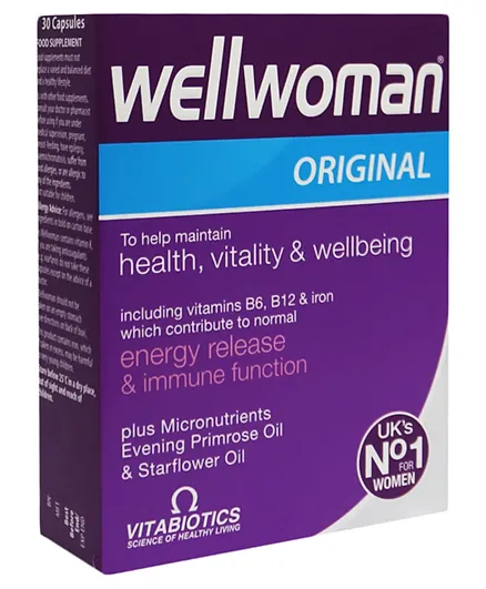 Vitabiotics Wellwomen Capsules - 30 Capsules