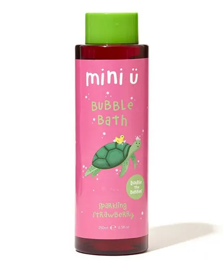 Mini-U Sparkling Strawberry Bubble Bath - 250mL