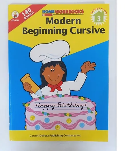 Carson Dellosa Modern Beginning Cursive Grade 3 Paperback - English