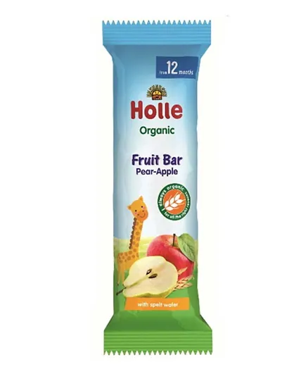 Holle Organic Fruit Bar Pear & Apple - 25g