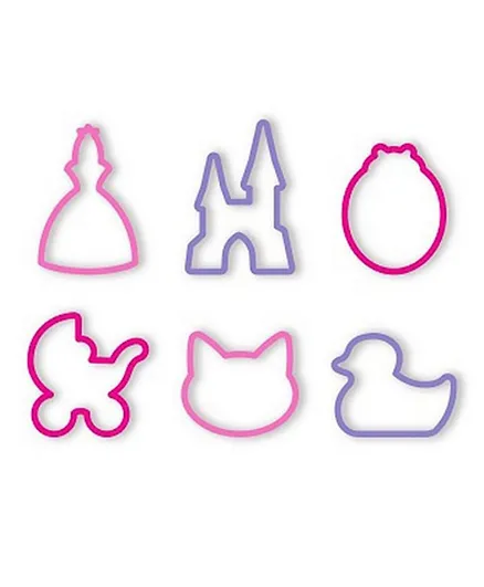 Tescoma Delicia Girls Cookie Cutters 6 Pieces - Assorted Colour