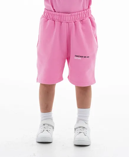 TWAN 4Seasons Kids Organic Oversized Shorts - Pink