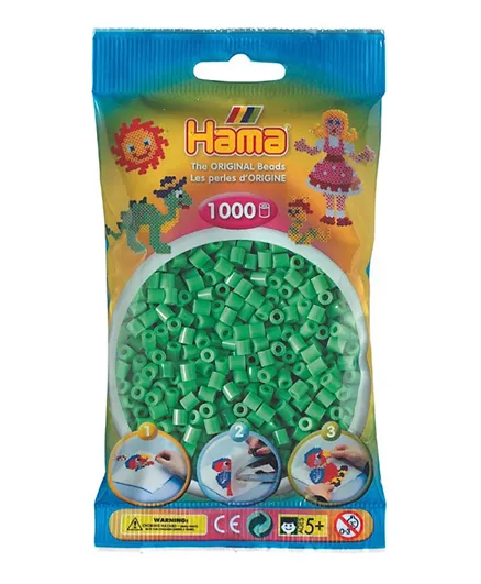 Hama Midi Beads in Bag - Light Green
