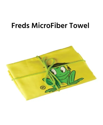 Freds Swim Academy Microfiber Towel - Yellow