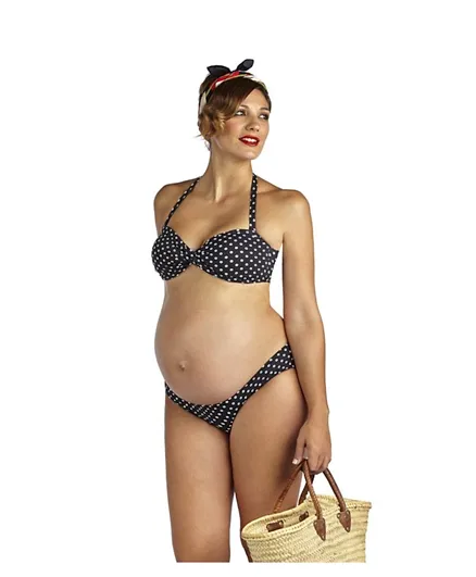 Mums & Bumps Pez D'or Palm Springs Bikini Set Maternity Swimsuit - Black