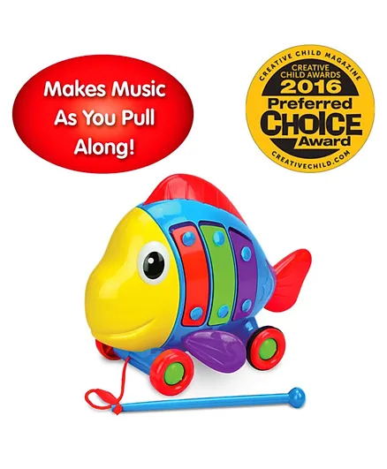 The Learning Journey Pull Along Tune A Fish - Multicolour