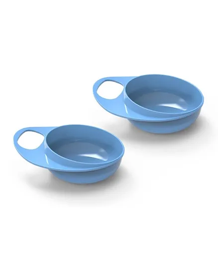Nuvita Feeding Easyeating Smart Bowls 2 Pieces - Blue