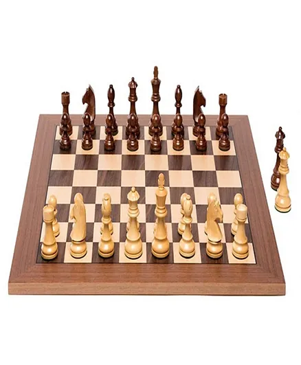 DGT 10842 Non- Electronic Walnut Chess Board