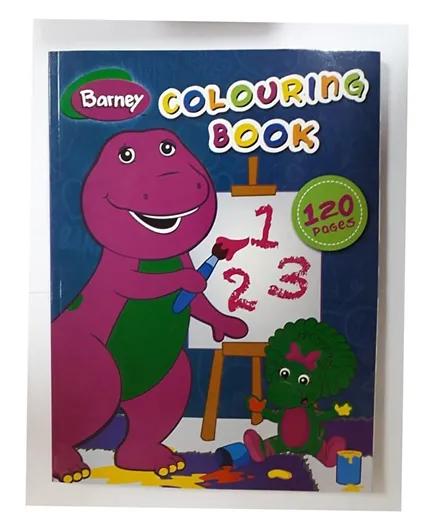 Barney Coloring Book Paperback - English