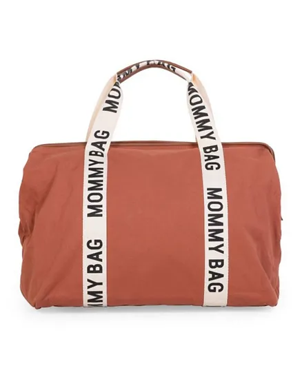 Childhome Mommy Bag Signature Canvas - Terracotta