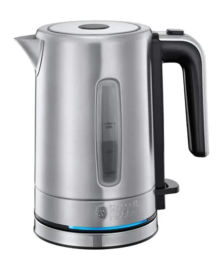 Russell Hobbs Compact Stainless Steel Home Kettle 0.8L 2200 W 24190-70 - Grey