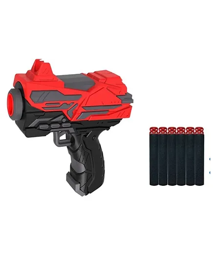 مسدس برصاصة طرية عالية السرعة من رول اب كيدز - أحمر أسود