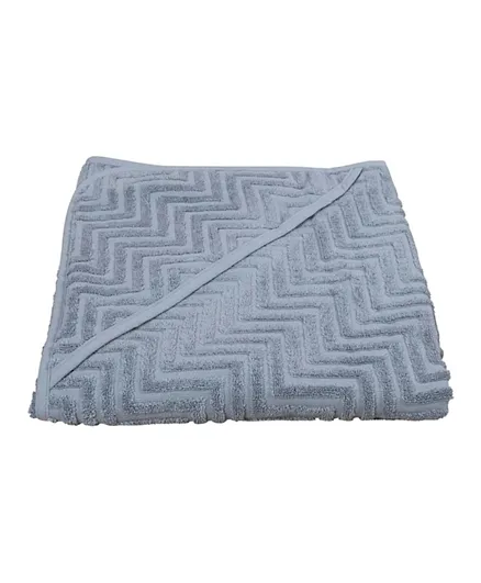 منشفة الاستحمام المزودة بغطاء للرأس من فيليبابا - أزرق بودرة