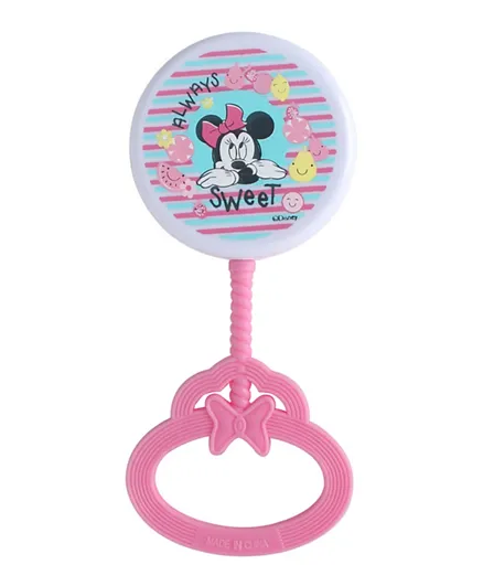 Disney Minnie Mouse Baby Rattle Toy - Pink