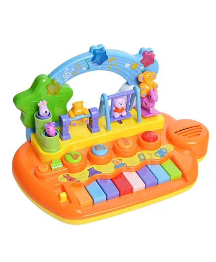 البيانو الموسيقي لعبة الاطفال والرضع من غود واي – برتقالي