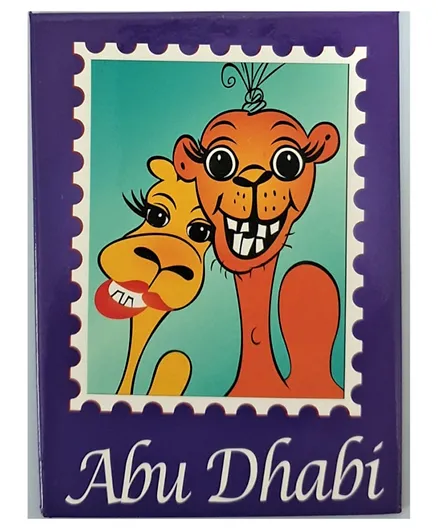 Fay Lawson Camel Couple Abu Dhabi Funky Picture Magnet - Pack of 2