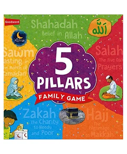5 Pillars Family Game - Multicolour