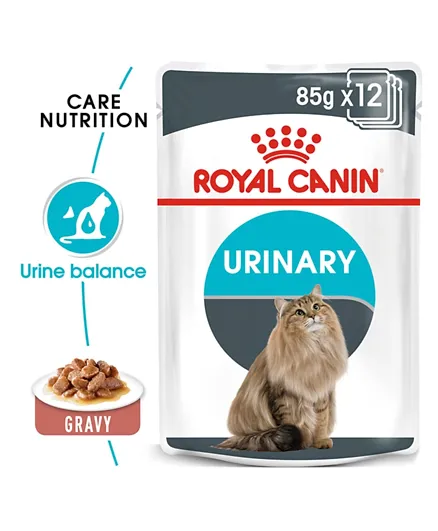 Royal Canin Feline Care Nutrition Urinary Care Wet Food Pouches - 12 x 85 Grams