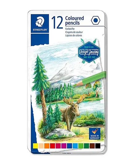 Staedtler Permanent Coloured Pencils - Pack of 12