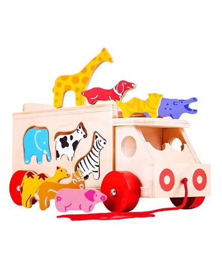 Bigjigs Toys Animal Shape Lorry