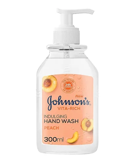Johnson’s Vita-Rich, Indulging Hand Wash Peach - 300ml