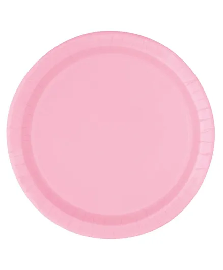 Unique Lovely Pink  Plates Pack of 16 - 9 Inches