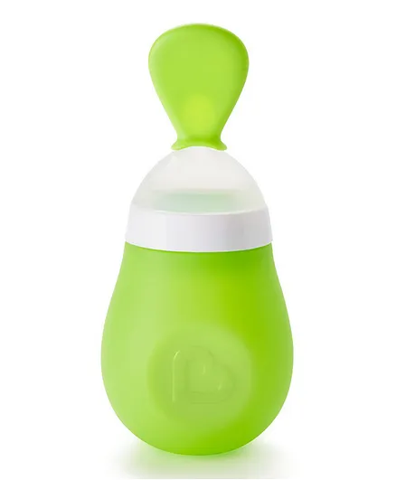 Munchkin Squeeze Spoon Green - 147mL