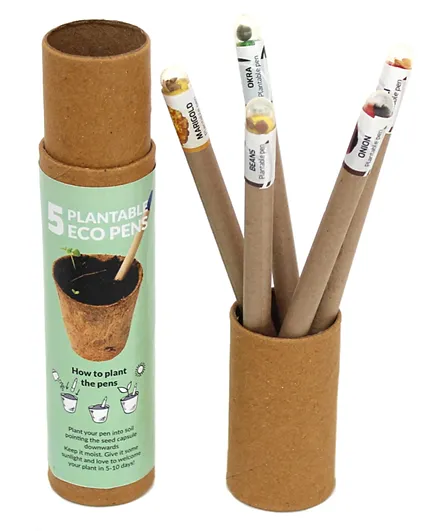 Plantable Eco Pens - 5 Pc