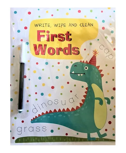 كتاب الكلمات الأولى من بي جاين بابليشرز - للمسح والتنظيف