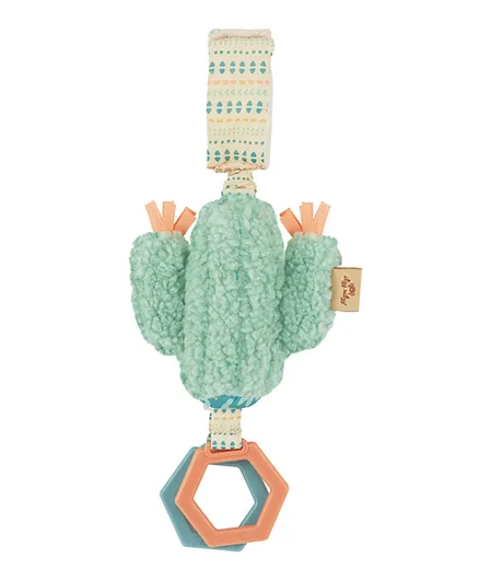 Itzy Ritzy Jingle Attachable Cactus Travel Toy - Green