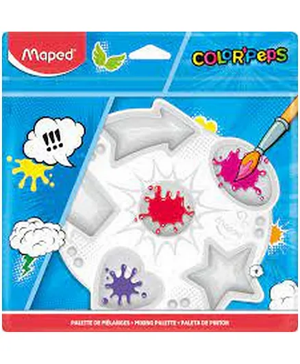 Maped Color Peps Plastic Palette - Blue