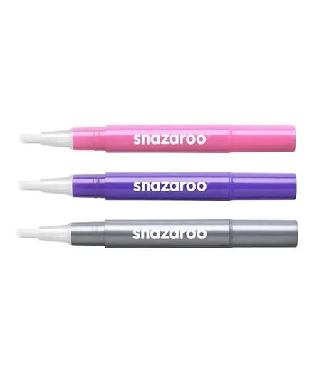 Snazaroo Brushpen Fantasy Pack of 3 - Multicolour
