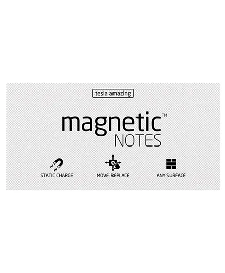 Tesla Amazing Magnetic Notes Transparent - Large