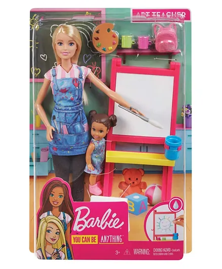 Barbie Art Teacher Playset with Accessories - Multicolour