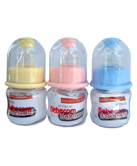 Bebecom Standard Plastic Bottle (Colours May Vary) - 60 ml
