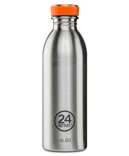 24 Bottles Urban Lightest Stainless Steel Water Bottle Silver - 500mL