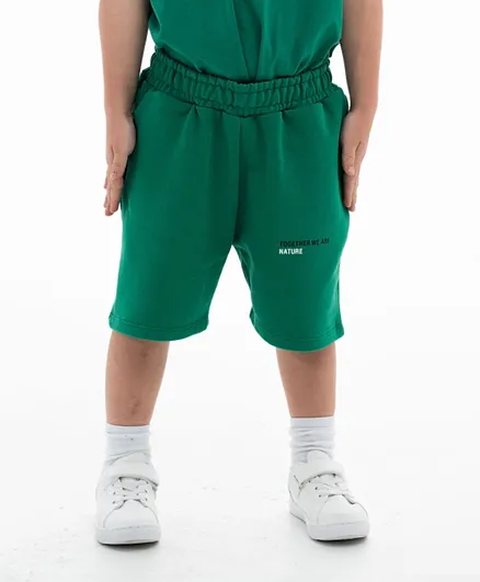 TWAN 4Seasons Kids Organic Oversized Shorts - Green