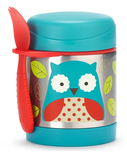 Skip Hop Owl Zoo Insulated Food Jar - 325mL