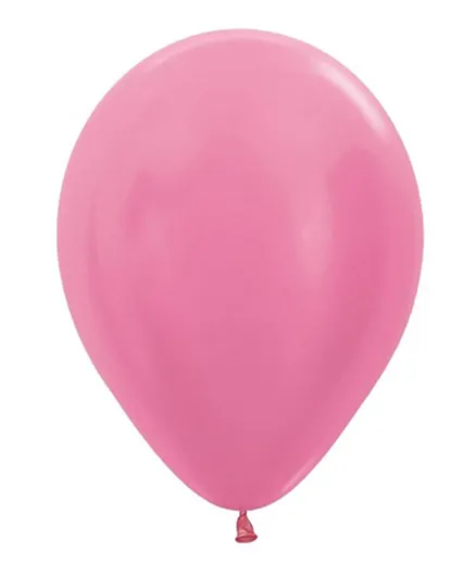 Sempertex Round Latex Balloon Stain Fuchsia - Pack of 50
