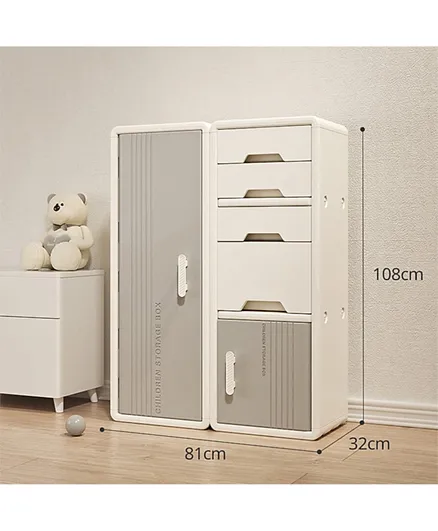 Love Baby Storage Cupboard - White