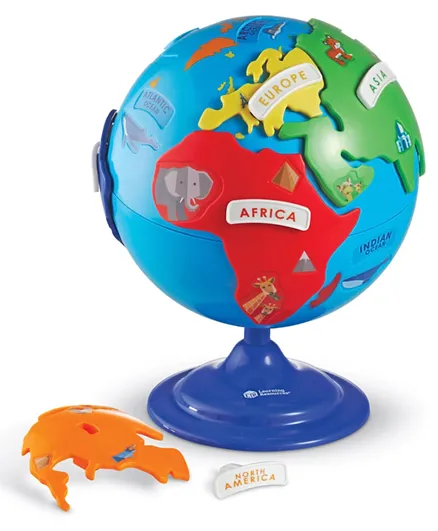 Learning Resources 3D Puzzle Globe - 14 Pieces