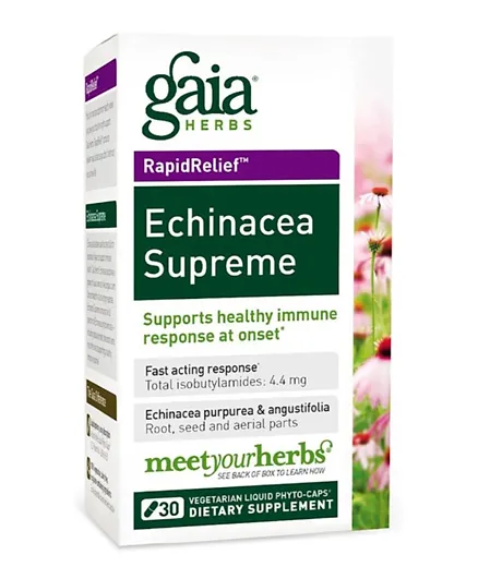 Gaia Herbs Echinacea Supreme Dietary Supplement - 30 Capsules