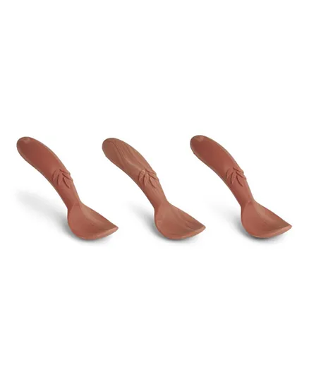 Nuuroo Ella Silicone Spoon 3-pack - Red Mix