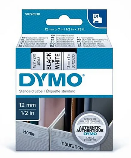 DYMO Authentic D1 Labels Black & White
