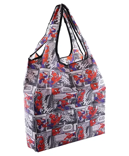 حقيبة تسوق للسفر من مارفل سبايدرمان، قابلة للطي - متعددة الألوان